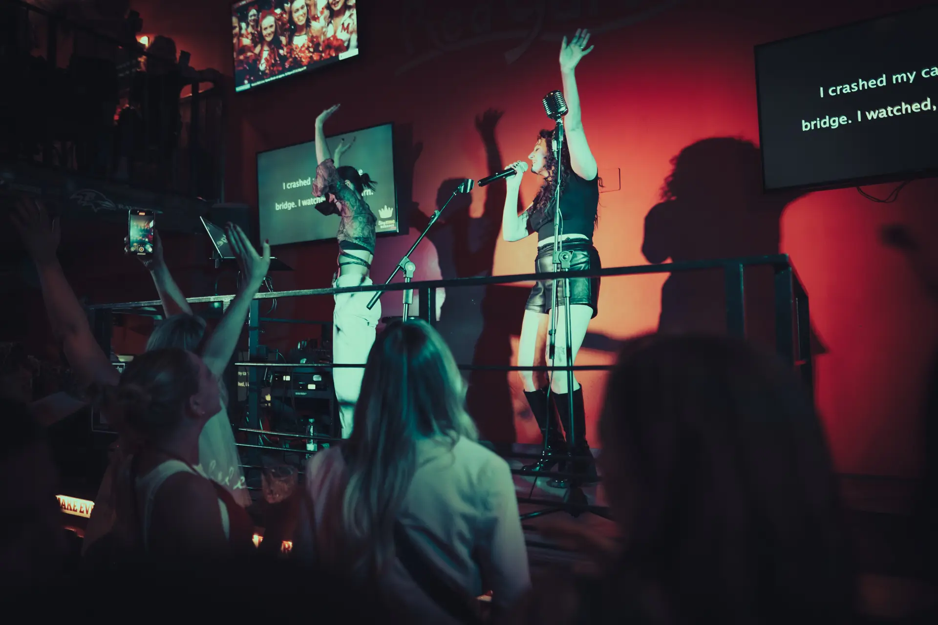 barcelona party pass karaoke girls singing