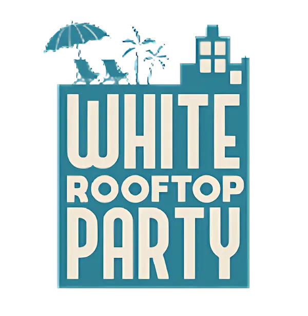 white rooftop party